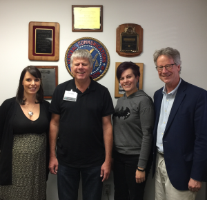 Laleah Fernandez, Tommy Edison, Valeta Wensloff, and Bill Dutton