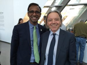 Prabu David and Johannes Bauer