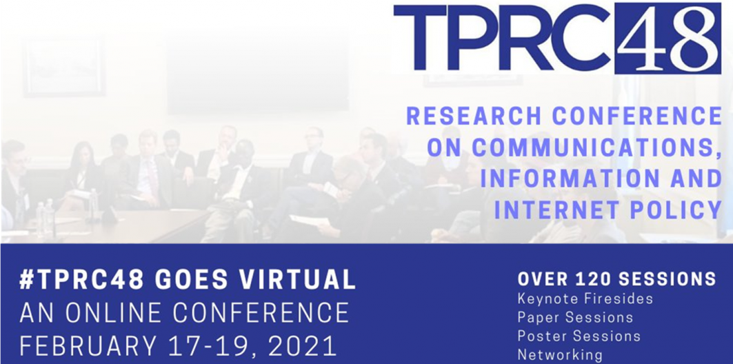 Quello Center Researchers @ TPRC 48