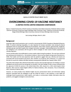 COVID-19 policy brief